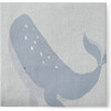 Ocean Adventure Knit Whale Blanket 30X40, Blue - Blankets - 1 - thumbnail