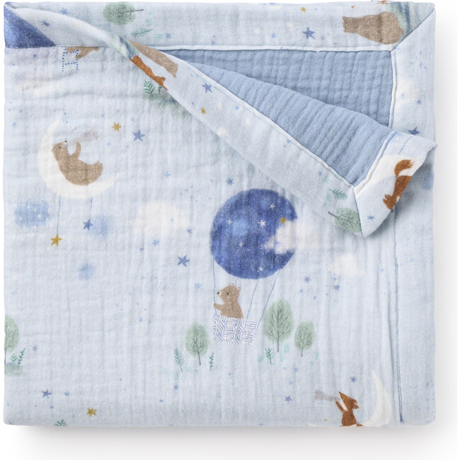 Magical Adventure Muslin Security Blankie 20X20, Blue