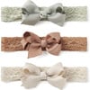 Lacey Bow Neutral, Multicolors (Pack Of 3) - Bows - 1 - thumbnail