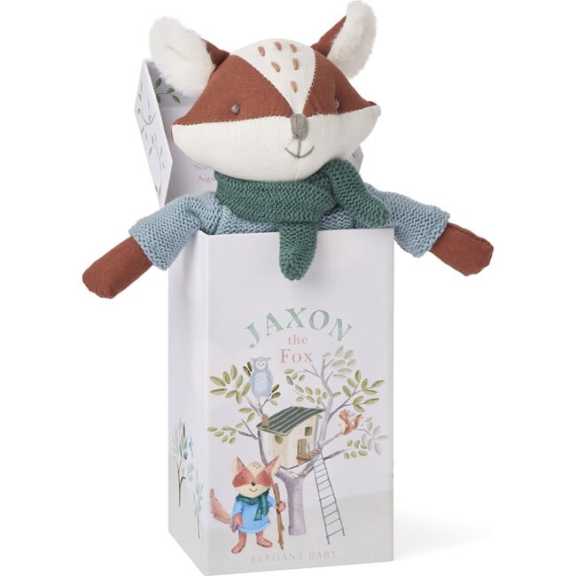 Linen Toy Fox 10-Inch Boxed, Multicolors - Plush - 2