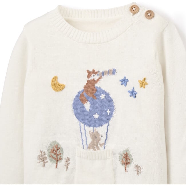 Magical Adventure Pullover & Corduroy Pants, Blue - Mixed Apparel Set - 2