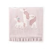 Fairytale Wonderland Unicorn Knit Blanket 30X40, Violet & Pink - Blankets - 1 - thumbnail