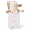 Garden Picnic Linen Lucy The Lamb Toy 10-Inch Boxed, Pink - Plush - 2