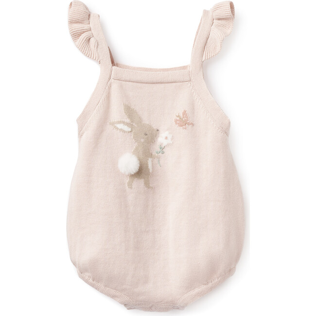 Classics Garden Picnic Bunny Knit Bubble, Pink