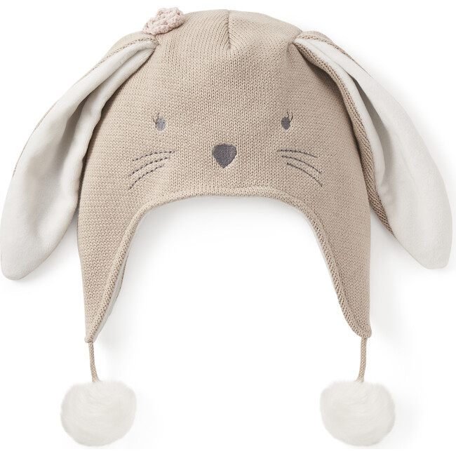 Annabelle Bunny Aviator Hat, Tan