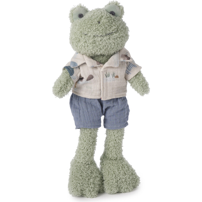 Pond Friends Boxed Frog Plush Toy, Green