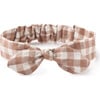 Rust Gingham Headband, Multicolors - Headbands - 1 - thumbnail