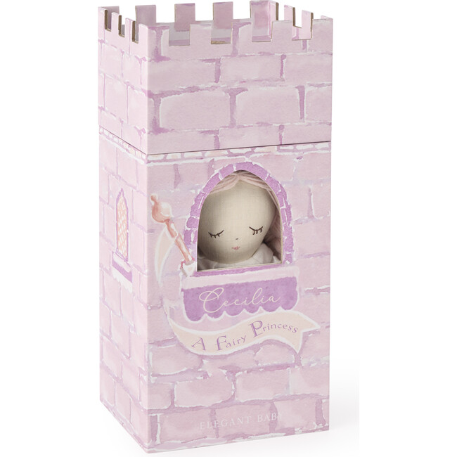 Fairytale Wonderland Fairy Princess Cecilia Doll In Gift Box, Pink - Soft Dolls - 7