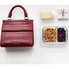 Kids Croc Flap Open Mini Luncher, Red - Lunchbags - 5