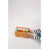 Women's Hand-Woven Wicker Snacker, White & Natural - Lunchbags - 4