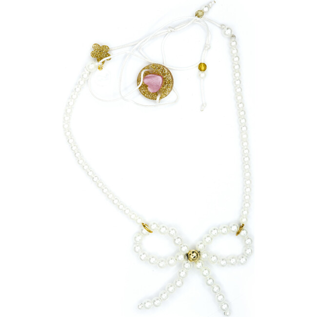 Bow French Pearl Necklace
