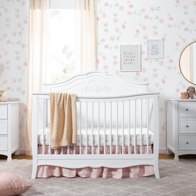 Fiona 4-in-1 Convertible Crib, White - Cribs - 2