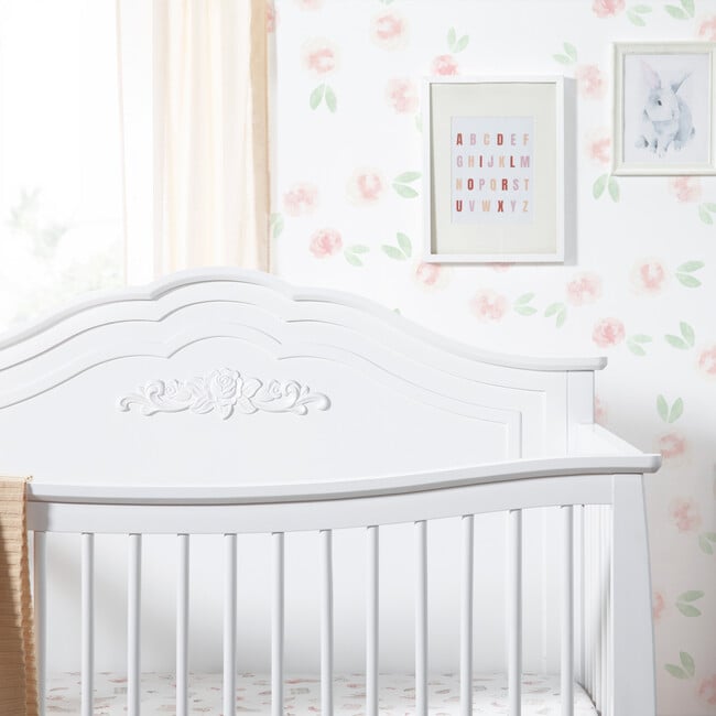 Fiona 4-in-1 Convertible Crib, White - Cribs - 3