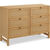 Margot 6-Drawer Dresser, Honey - Dressers - 1 - thumbnail