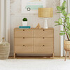 Margot 6-Drawer Dresser, Honey - Dressers - 2