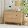 Margot 6-Drawer Dresser, Honey - Dressers - 3