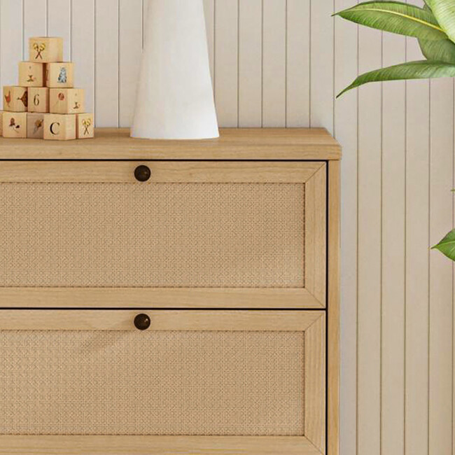 Margot 6-Drawer Dresser, Honey - Dressers - 4