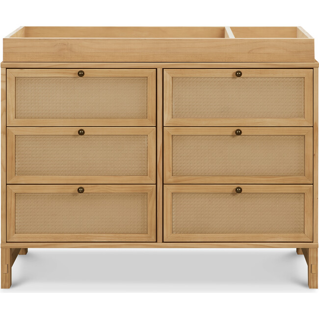 Margot 6-Drawer Dresser, Honey - Dressers - 7
