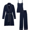 Maternity Cozy Set, Navy - Pajamas - 1 - thumbnail