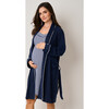 Maternity Essential Set, Navy Stripe - Pajamas - 2