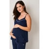 Maternity Cozy Set, Navy - Pajamas - 9