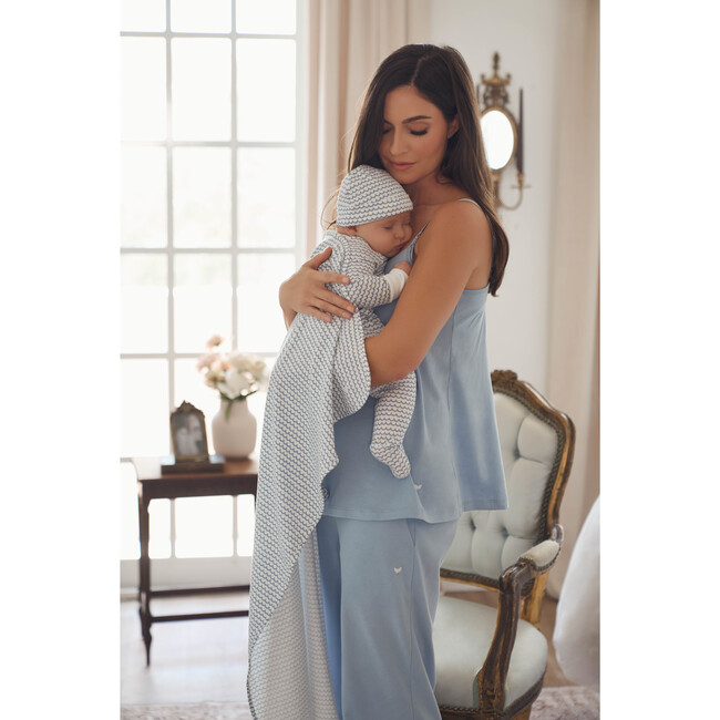 Maternity Cozy Set, Periwinkle - Pajamas - 9