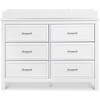 Charlie 6-Drawer Double Dresser, White - Dressers - 7