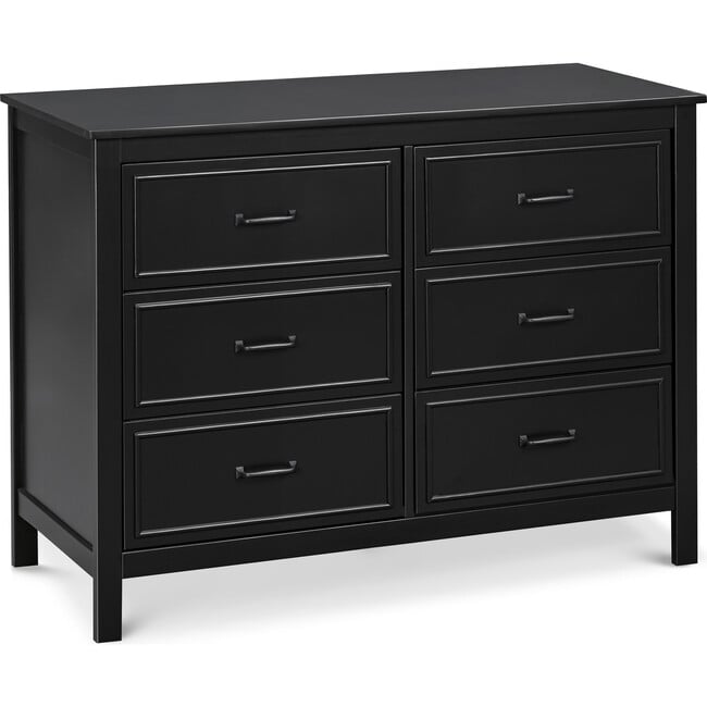 Charlie 6-Drawer Double Dresser, Ebony