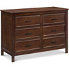 Charlie 6-Drawer Double Dresser, Espresso - Dressers - 1 - thumbnail