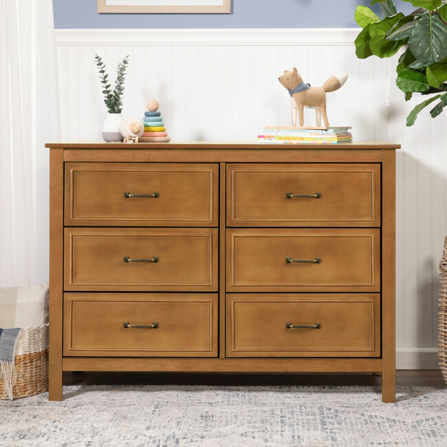 Charlie 6-Drawer Double Dresser, Chestnut - Dressers - 2