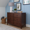 Charlie 6-Drawer Double Dresser, Espresso - Dressers - 4