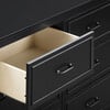 Charlie 6-Drawer Double Dresser, Ebony - Dressers - 7