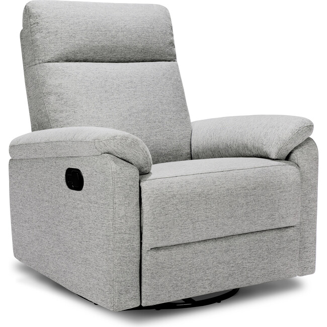 Suzy Recliner And Swivel Glider, Frost Grey - Nursery Chairs - 6