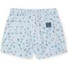 Men's Swim Trunks, Light Blue Sea Animals - Swim Trunks - 2