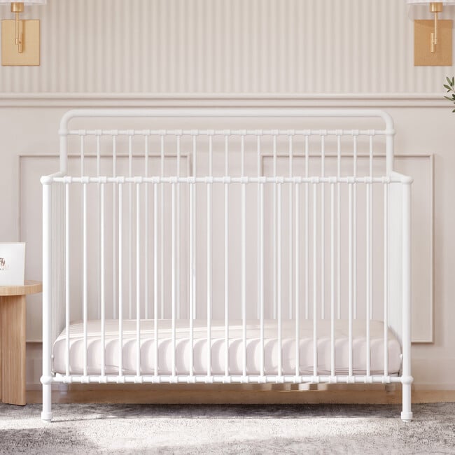 Winston 4-in-1 Convertible Crib, Washed White - Cribs - 2