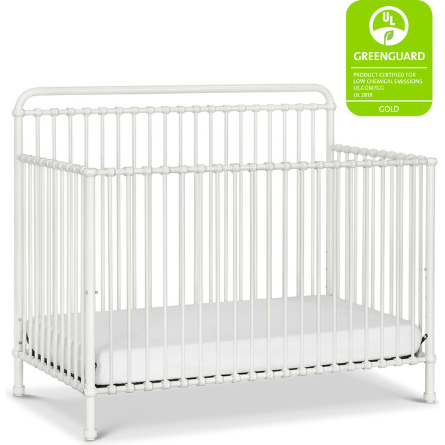 Winston 4-in-1 Convertible Crib, Washed White - Cribs - 9