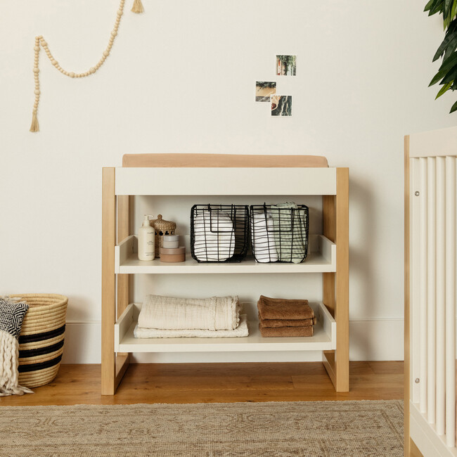 Nantucket Changing Table in, Warm White and Honey - Changing Tables - 2