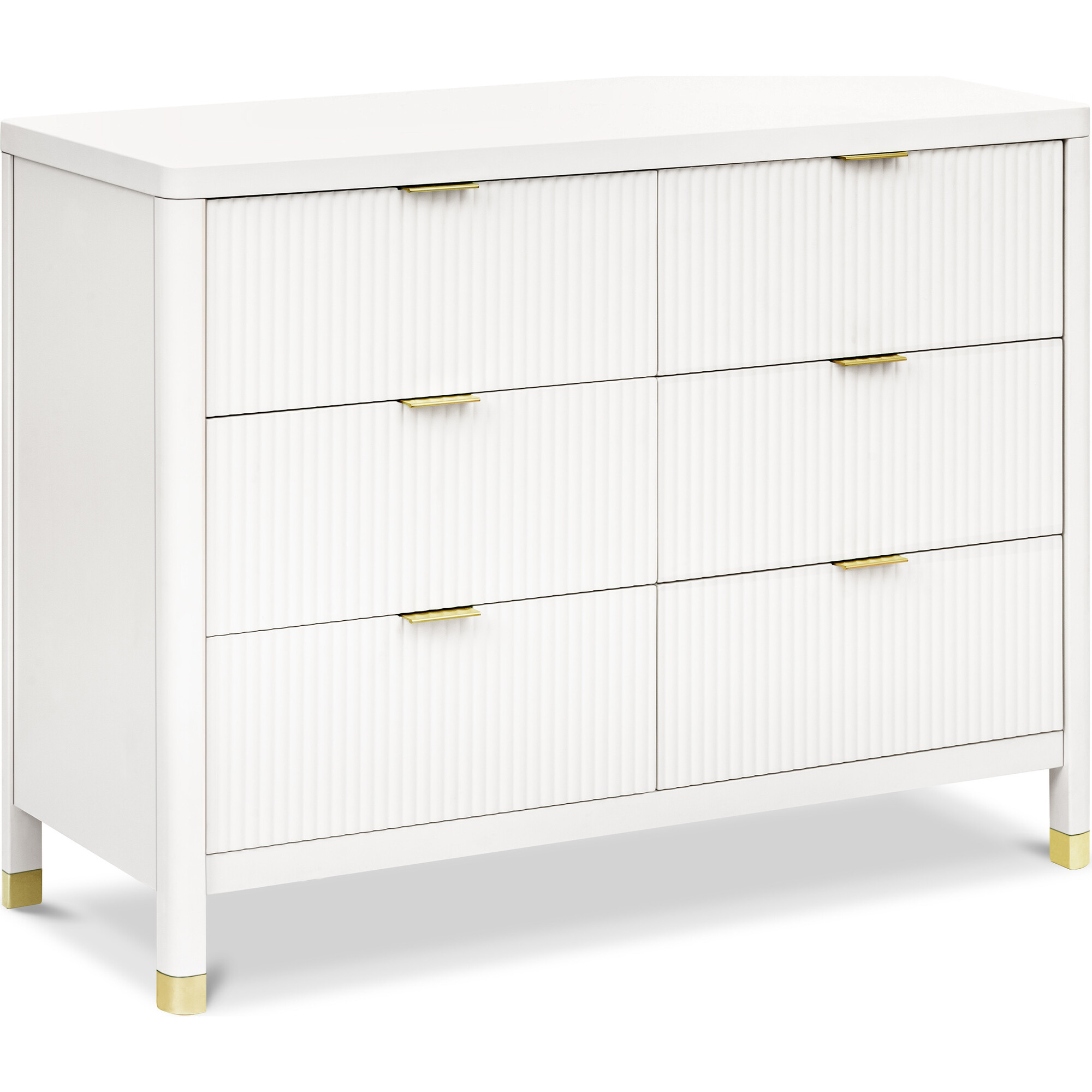 Brimsley Tambour 6-Drawer Assembled Dresser - Dressers - 1