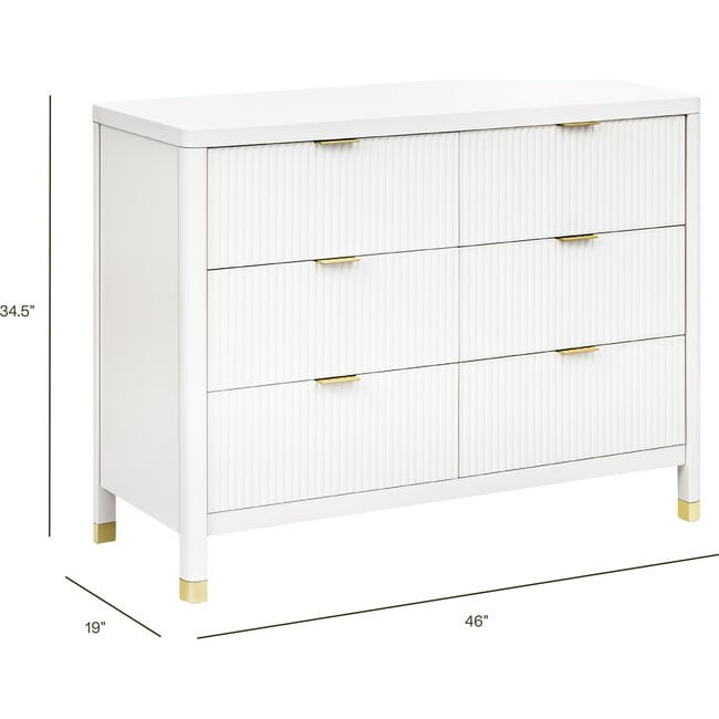 Brimsley Tambour 6-Drawer Assembled Dresser - Dressers - 10