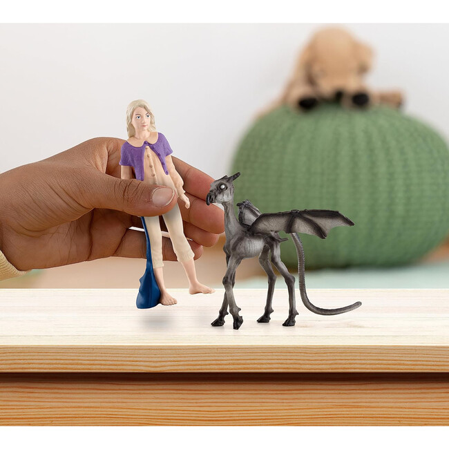 Schleich Wizarding World of Harry Potter: Lovegood & Baby Thestral Figurines - Playsets - 3