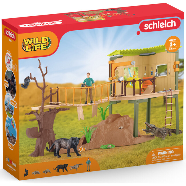 Schleich Wild Life: Ranger Adventure Station Playset - Playsets - 3