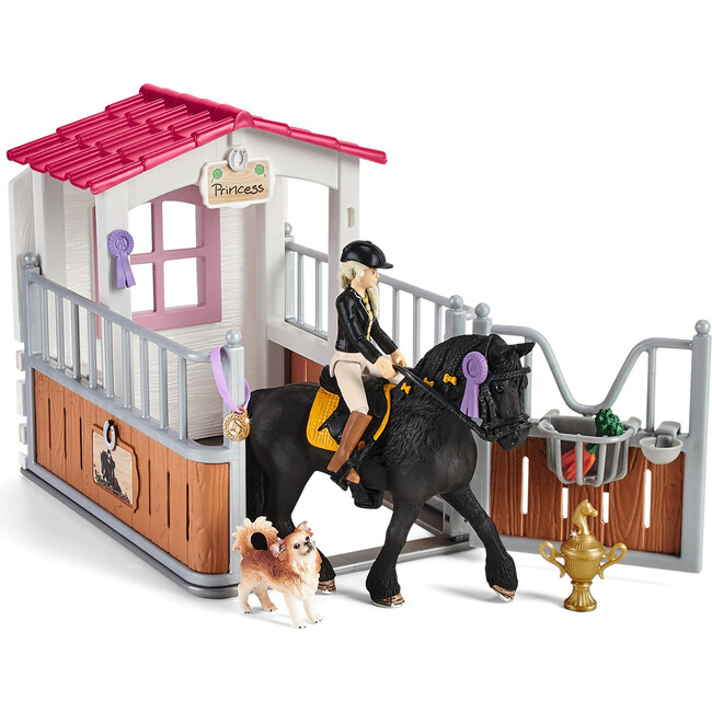 Schleich Horse Club: Horse Box W/ Tori & Princess Playset, 26 Pieces - Playsets - 4