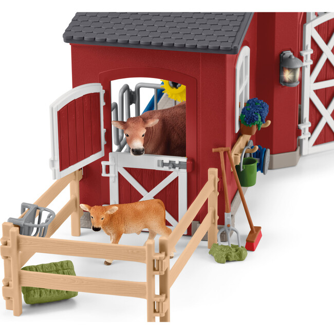 Schleich Farm World: Red Barn Playset, 92 Pieces - Playsets - 4