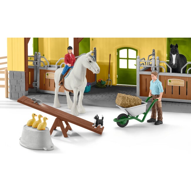 Schleich Farm World: Horse Stable Playset, 82 Pieces - Playsets - 4