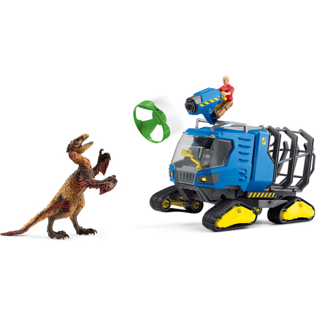 Schleich Dinosaurs: Track Vehicle Playset, 53 Pieces