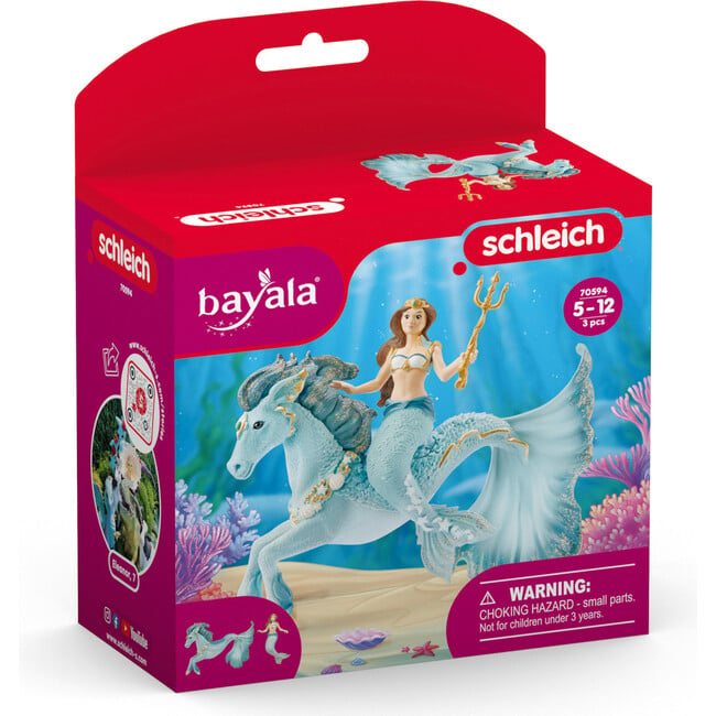 Schleich Bayala: Mermaid Eyela on Underwater Horse - Playsets - 2