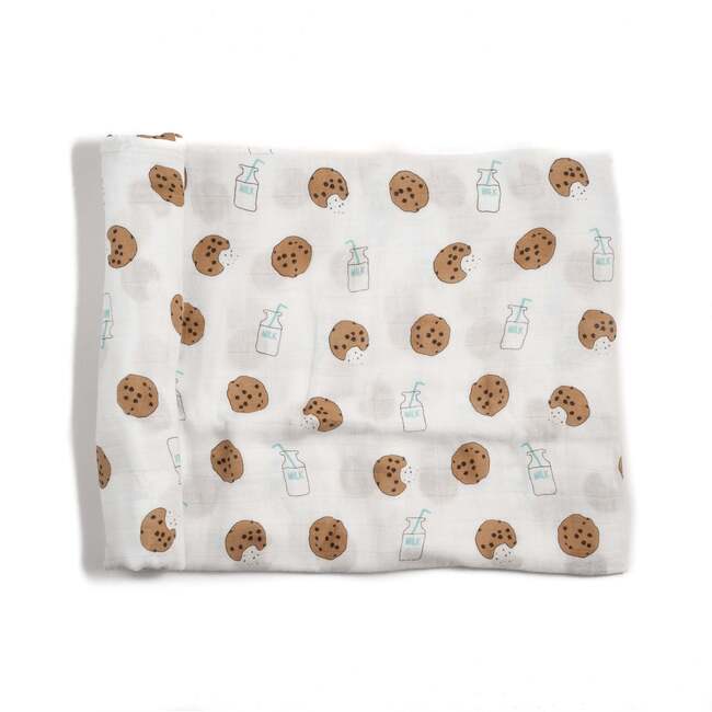 Bamboo Muslin Swaddle Blanket, Cookie Craze - Swaddles - 1