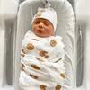 Bamboo Muslin Swaddle Blanket, Cookie Craze - Swaddles - 2