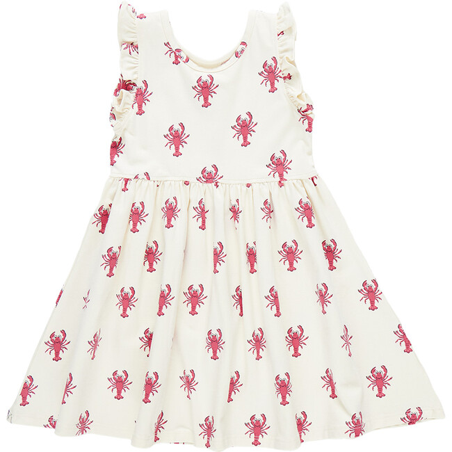 Girls Organic Kelsey Dress, Lobsters