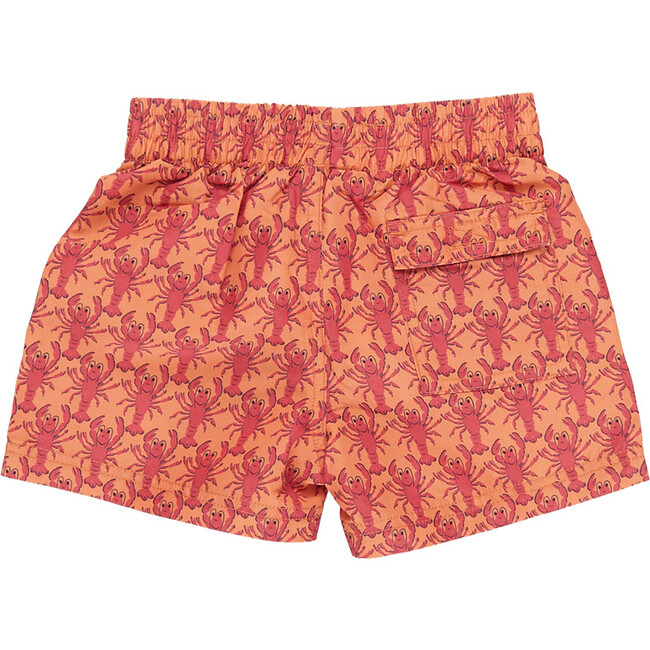 Baby Boys Swim Trunk, Orange Lobsters - Swim Trunks - 4